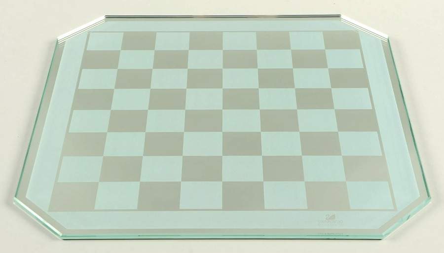 Games of Kings Chess Set Glass Chess Board Only - Chess - Glass Board Only by Swarovski-1