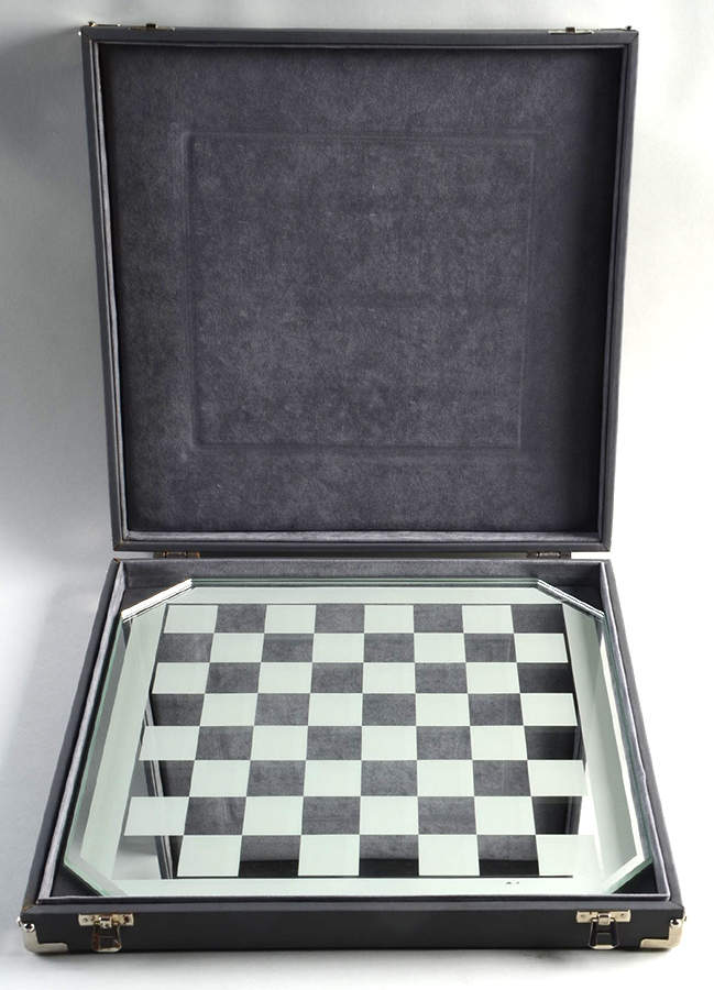Games of Kings Chess Set Glass Chess Board And Carry Case - No Box by Swarovski-1