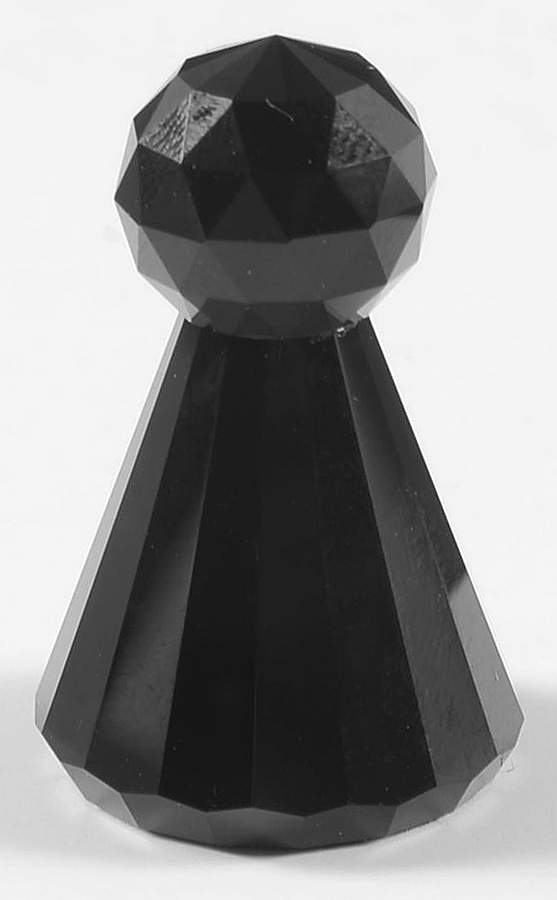 Games of Kings Chess Set Pawn - Black - Pawn-Black Chess Piece by Swarovski-1