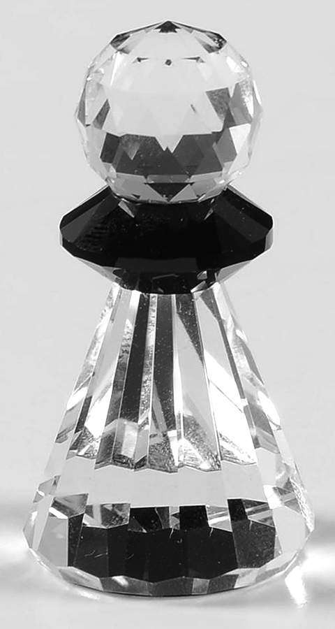 Games of Kings Chess Set Bishop - Clear - Bishop-White Chess Piece by Swarovski-1