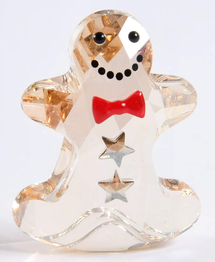 Christmas Figurines Rocking Gingerbread Man - Boxed by Swarovski-1
