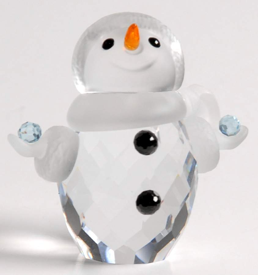 Cheerful Times Little Snowman - Boxed by Swarovski-1