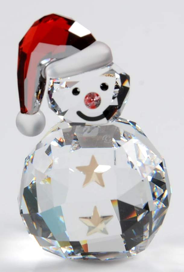 Christmas Figurines Rocking Snowman - Boxed by Swarovski-1