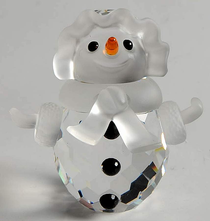 Cheerful Times Snow Woman - No Box by Swarovski-1