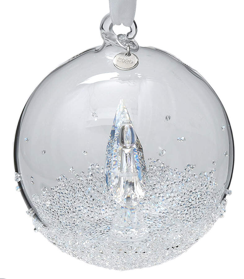 Christmas Ball Ornament Annual 2020 Swan - Boxed by Swarovski-1