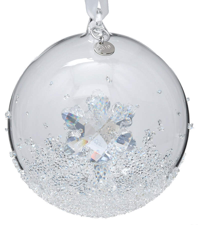 Christmas Ball Ornament Annual 2019 Snowflake - Boxed by Swarovski-1