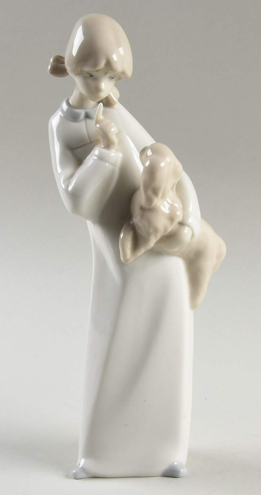 Made in Spain Figurines Girl With Dog - No Box by Spain-1