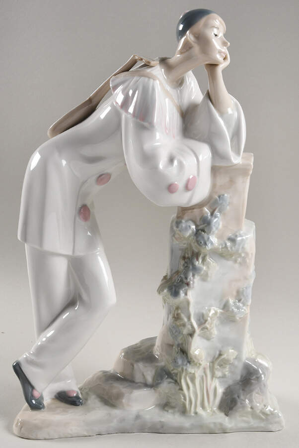 Made in Spain Figurines Pensive Harlequin - No Box by Spain-1
