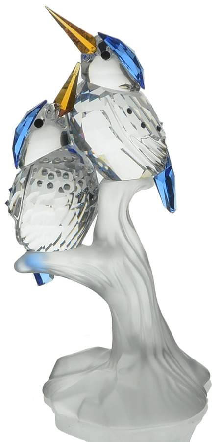Feathered Beauties Malachite Kingfishers - No Box by Swarovski-1