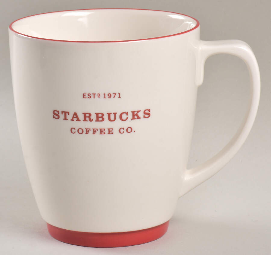 Starbucks Mugs Estd 1971 Starbucks Coffee Co-Red - No Box by Starbucks Coffee-1