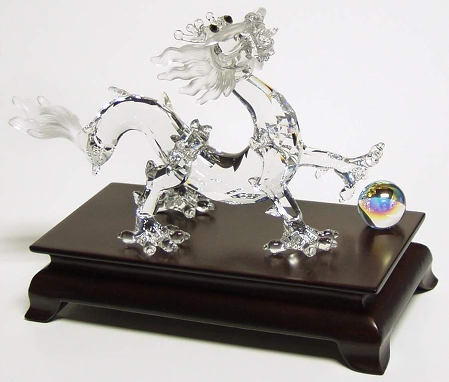 Fables & Fairy Tales Dragon-Set Of 3 - Boxed by Swarovski-1