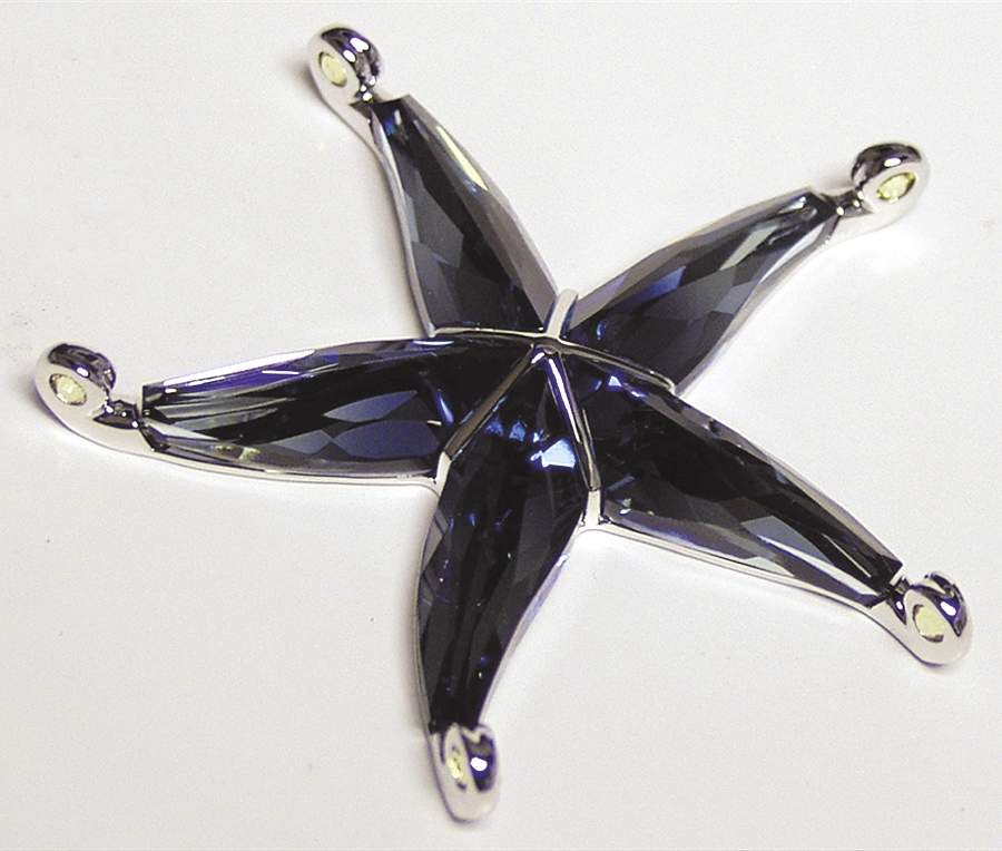 Exotic Fish-Crystal Paradise Cantil-Starfish Ocean Blue - Boxed by Swarovski-1