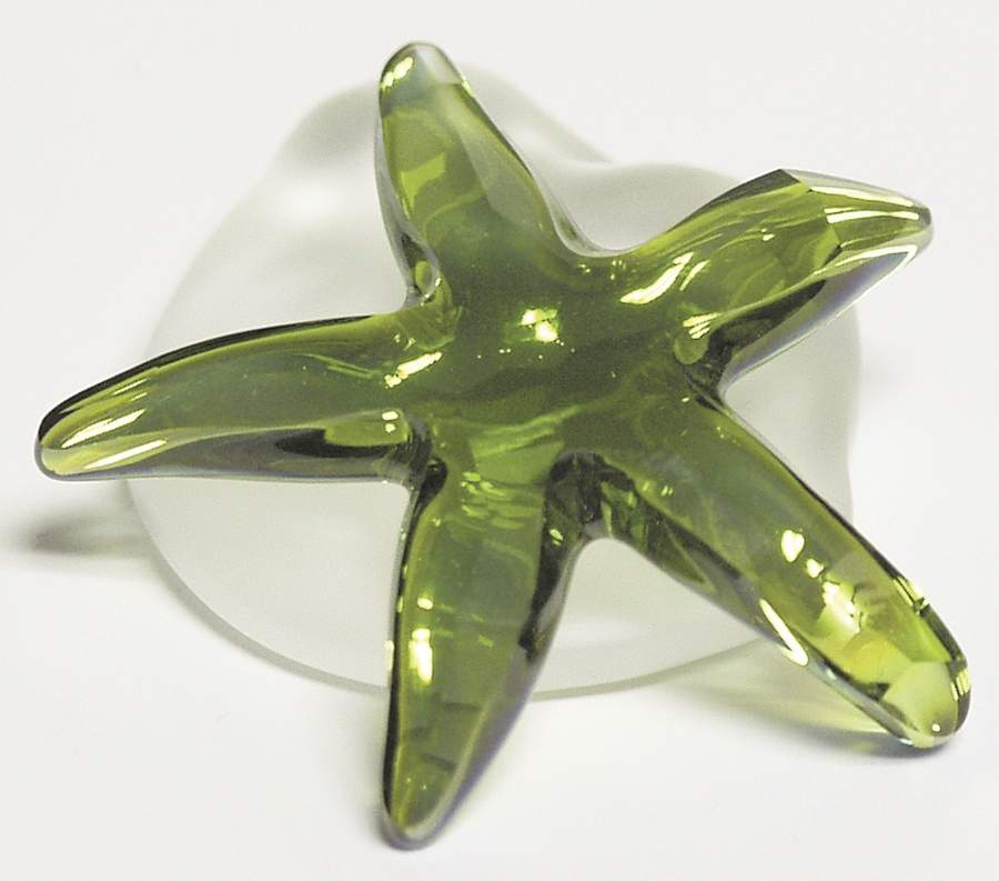 Exotic Fish-Crystal Paradise Cantillana-Starfish Moss Green - No Box by Swarovski-1