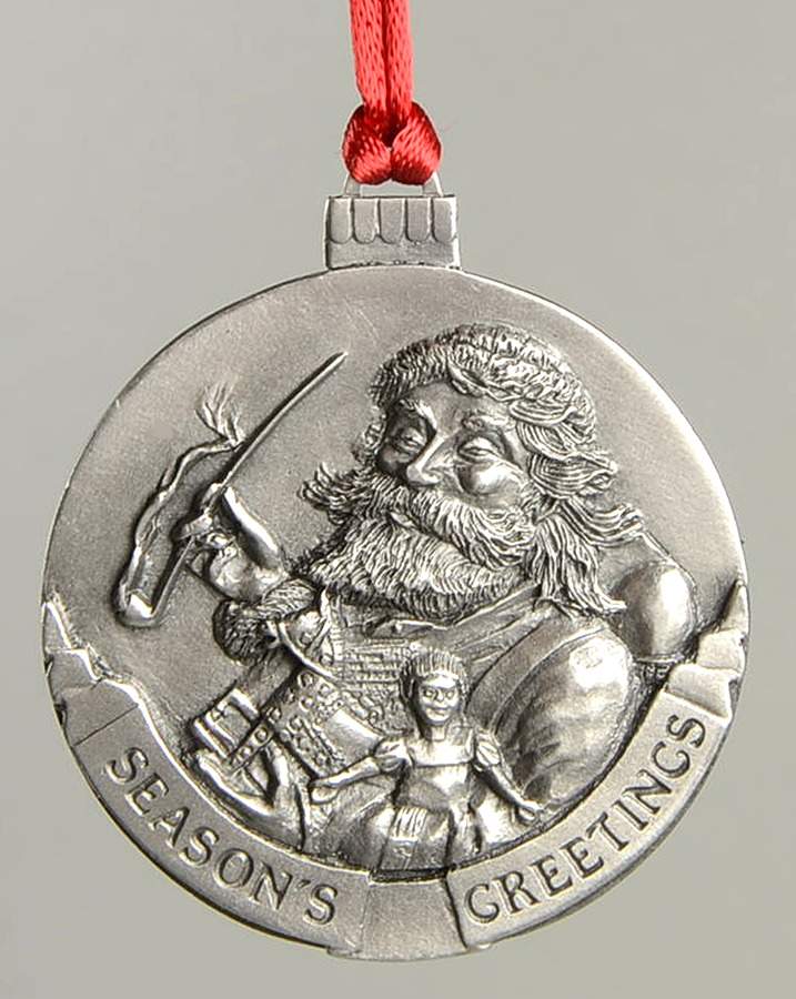 Season's Greetings Nast-Santa With Pipe And Toys - No Box by Salisbury Inc-1