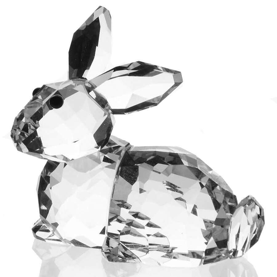 The Peaceful Countryside Rabbit Lying - No Box by Swarovski-1
