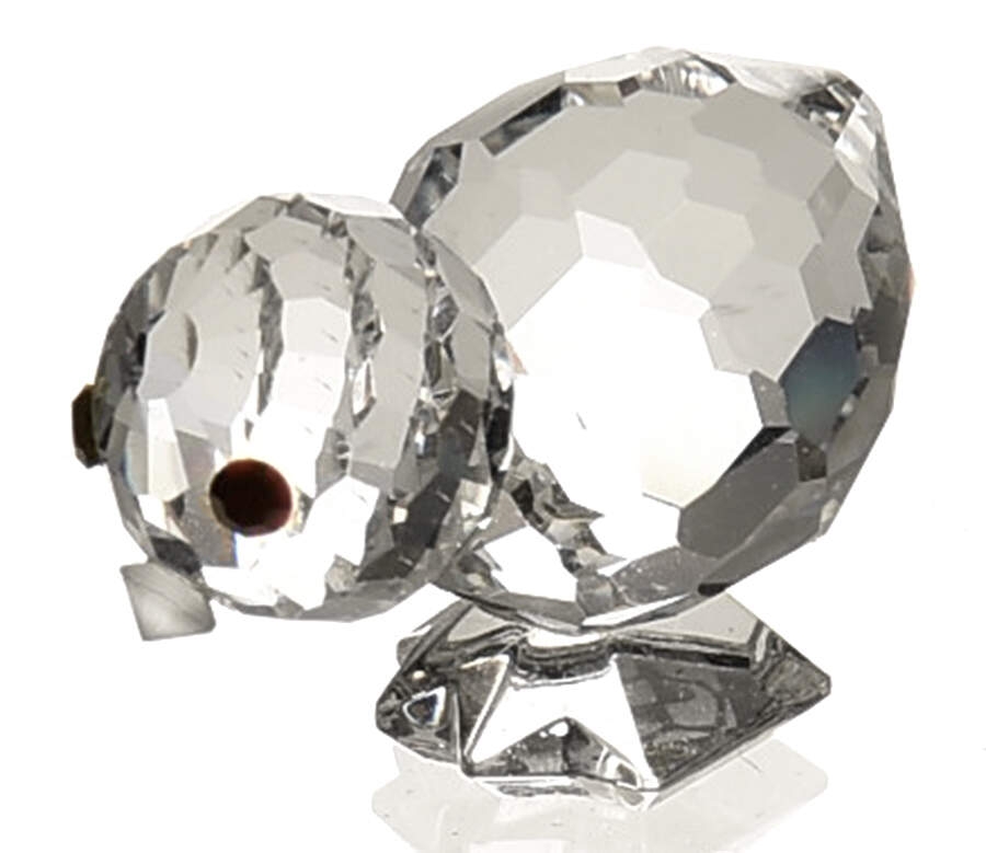 The Peaceful Countryside Chicken Head Down-Mini-Single - No Box by Swarovski-1