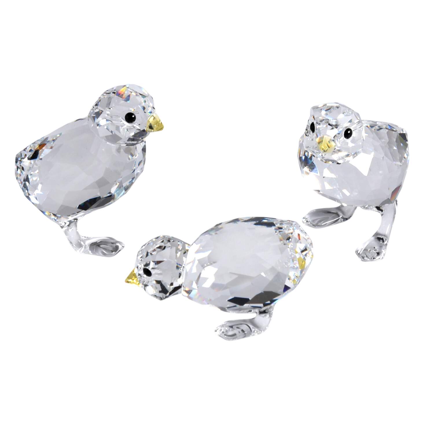 The Peaceful Countryside Chickens-Baby-Set Of 3 - No Box by Swarovski-1