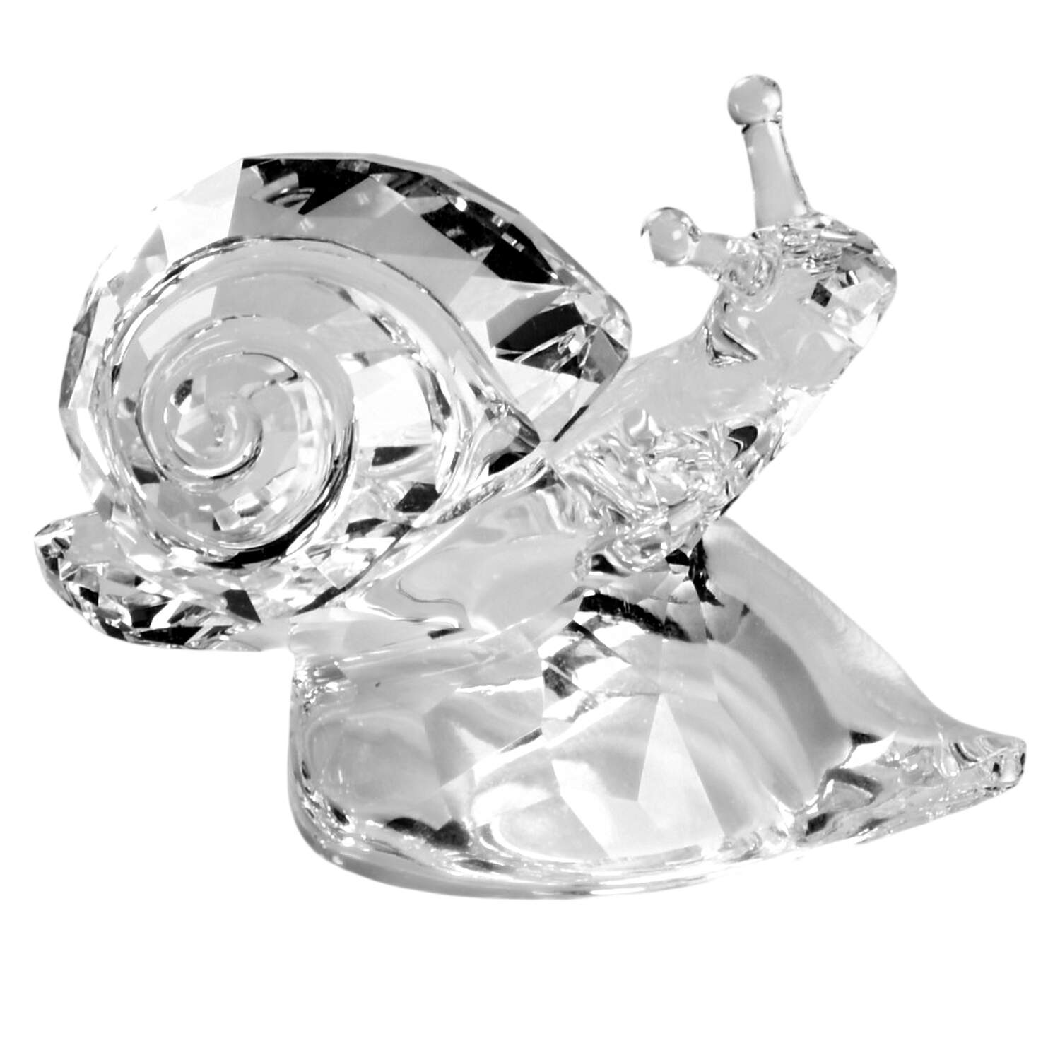 The Peaceful Countryside Snail On Leaf - No Box by Swarovski-1