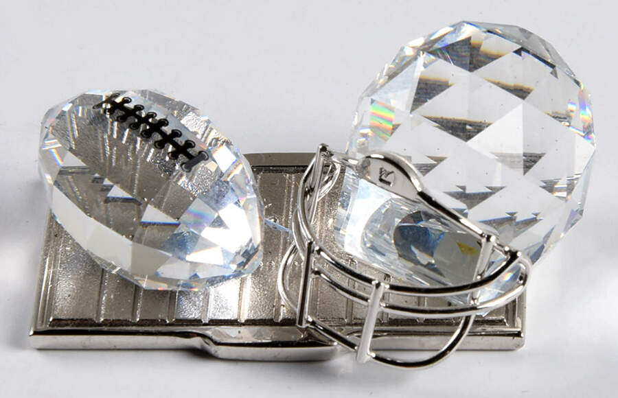 Sports and Trophies Football Trophy - Boxed by Swarovski-1