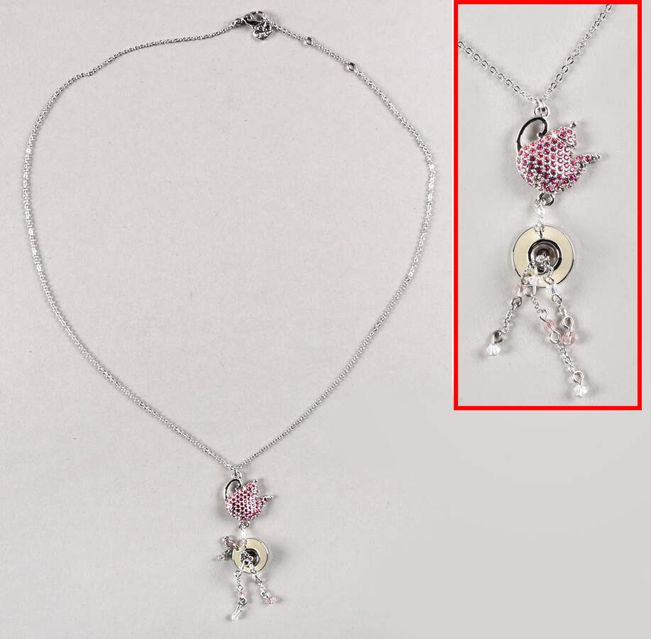Disney Jewelery Alice In Wonderland Teaparty Necklace - With Box by Swarovski-5