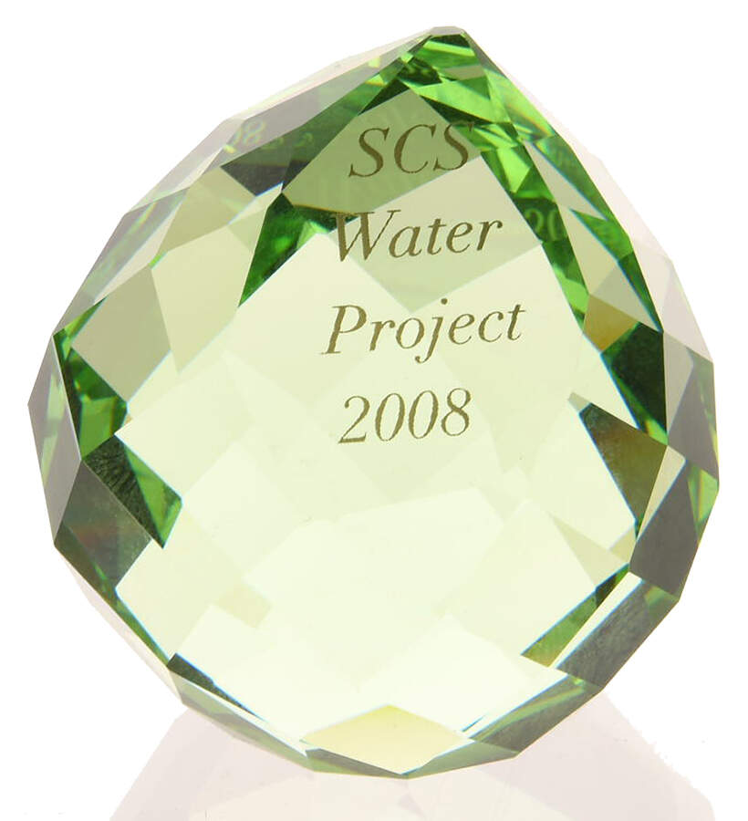 Society Water Project Paperweights Scs Water Project 2008 - With Box by Swarovski-1