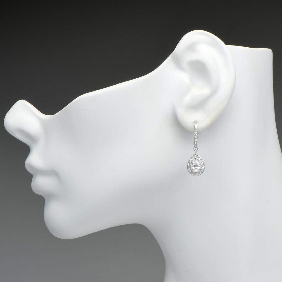 Earrings Attract Pear Earrings - Boxed by Swarovski-3