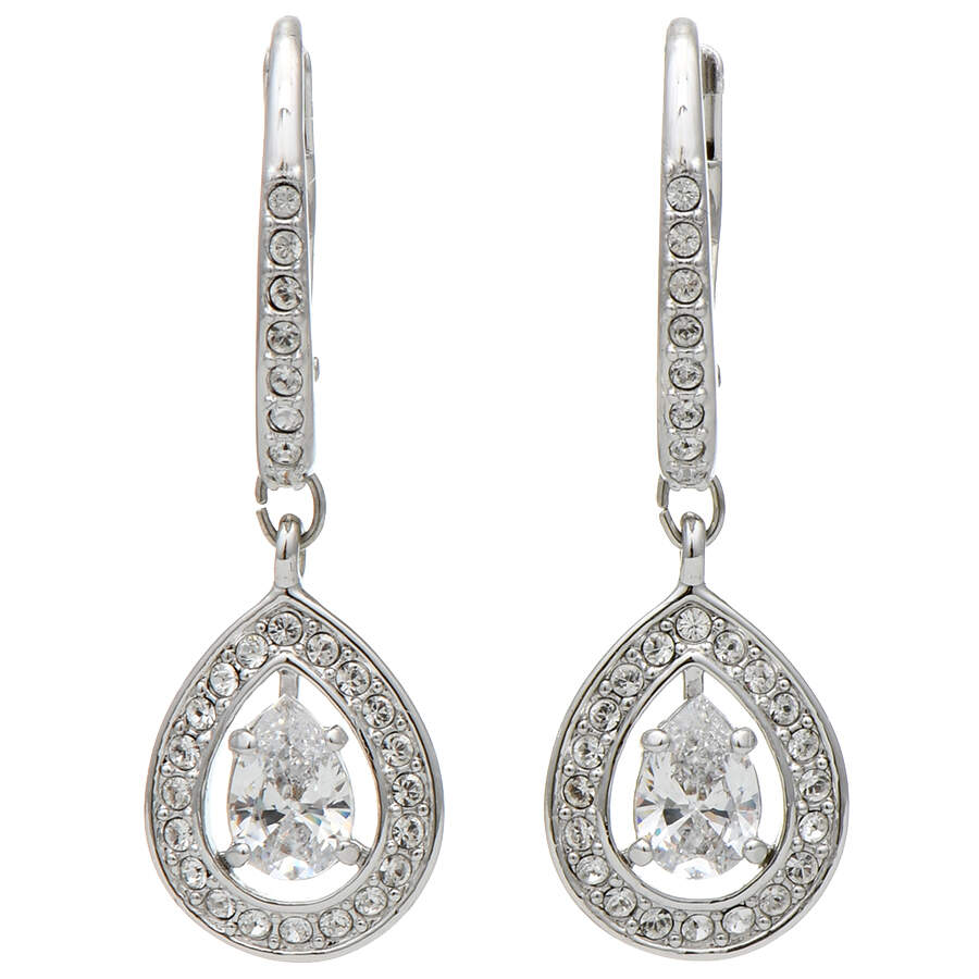Earrings Attract Pear Earrings - No Box by Swarovski-1