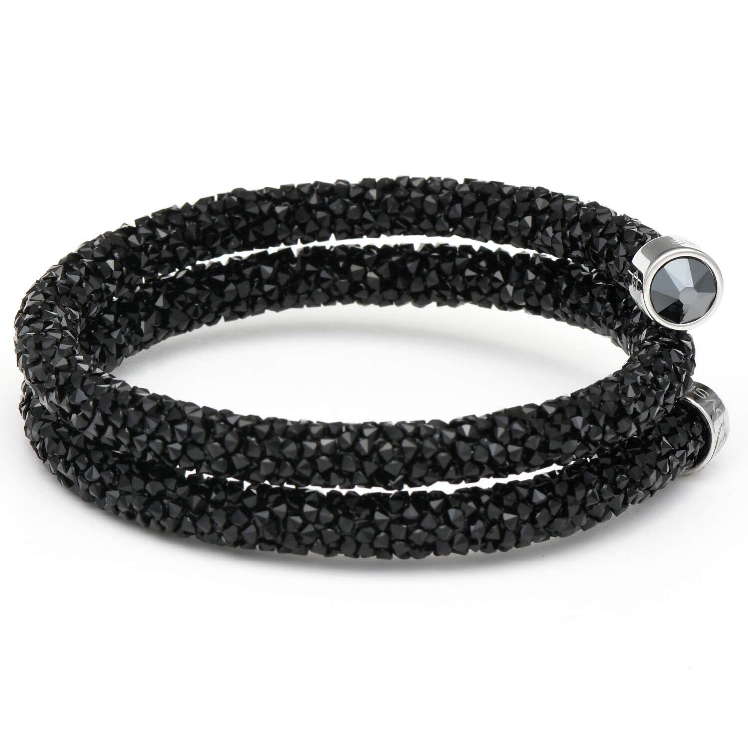 Bracelets Crystaldust Double Bangle - Jet - Boxed by Swarovski-3