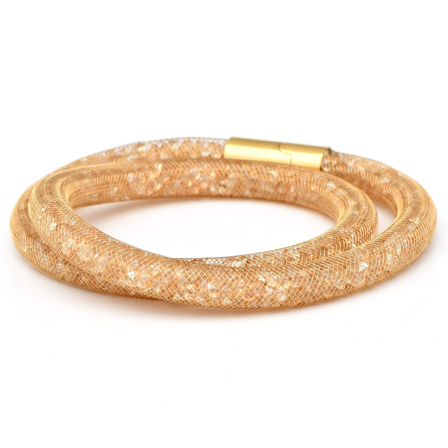 Bracelets Stardust Double Bracelet - Gold - Boxed by Swarovski-2