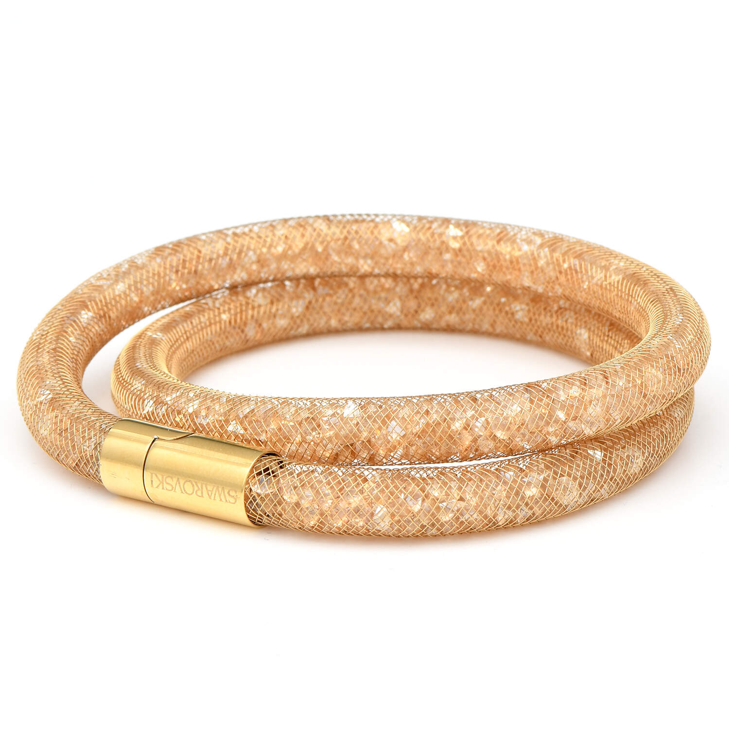 Bracelets Stardust Double Bracelet - Gold - No Box by Swarovski-1