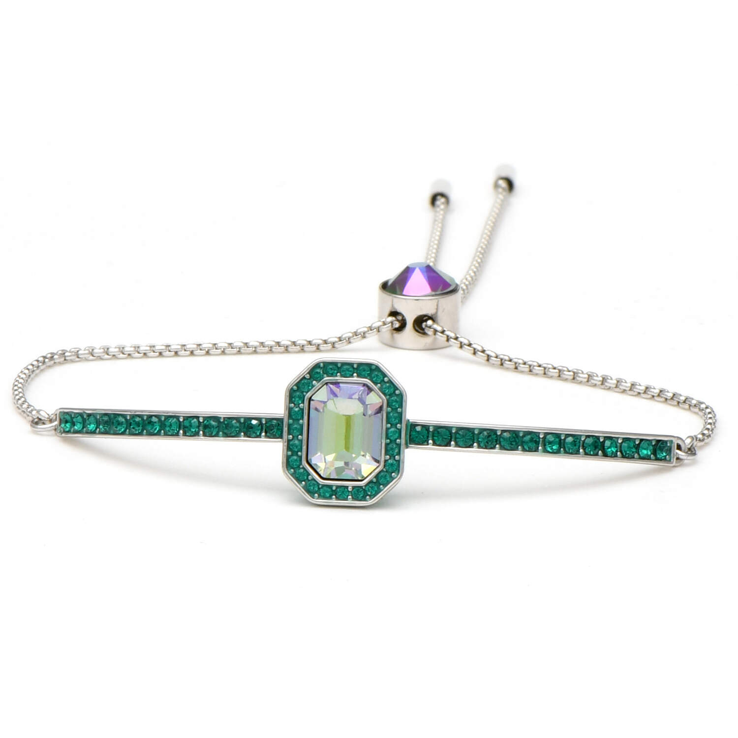 Bracelets Gently Bangle Green - No Box by Swarovski-1