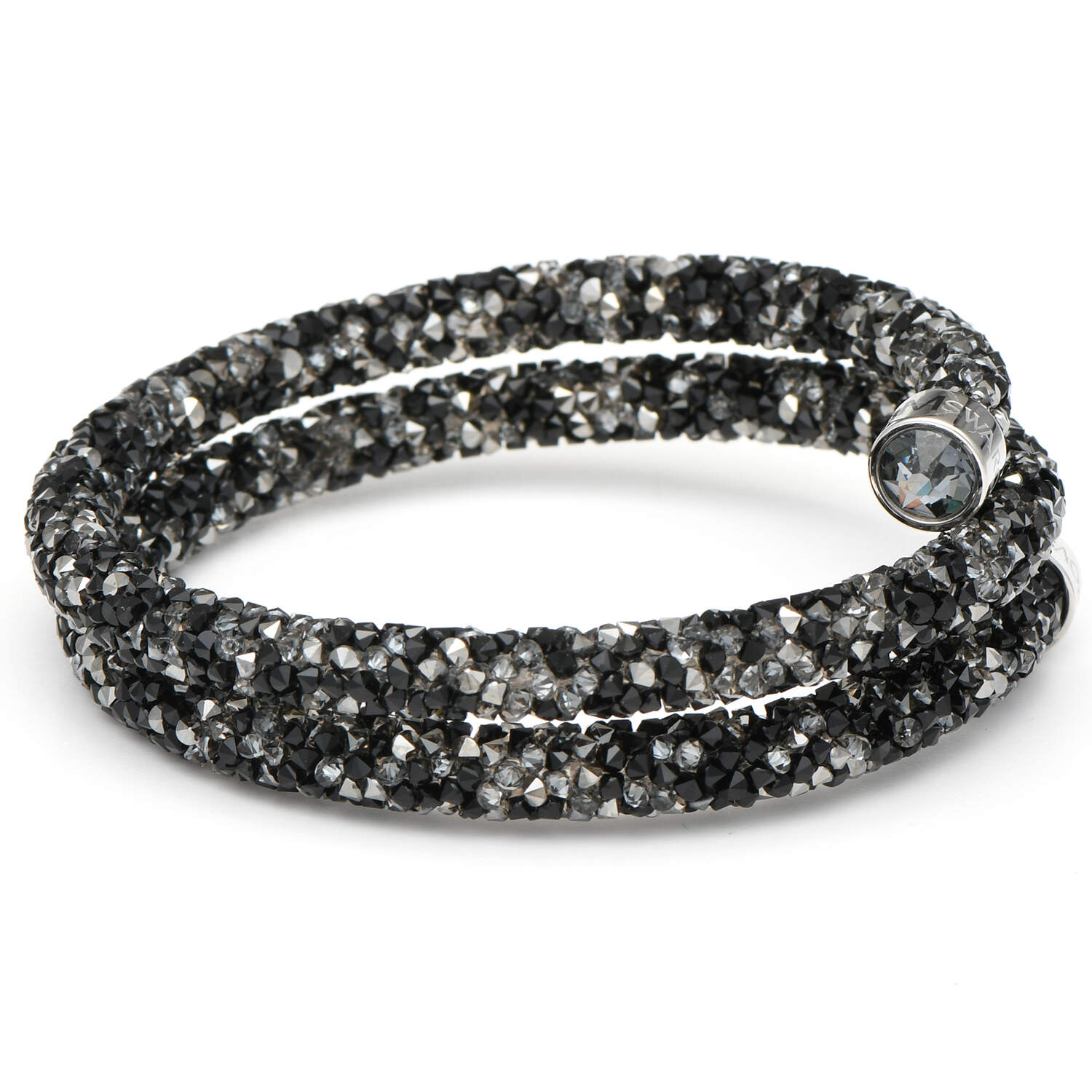 Bracelets Crystaldust Double Bangle - Dark - Boxed by Swarovski-3