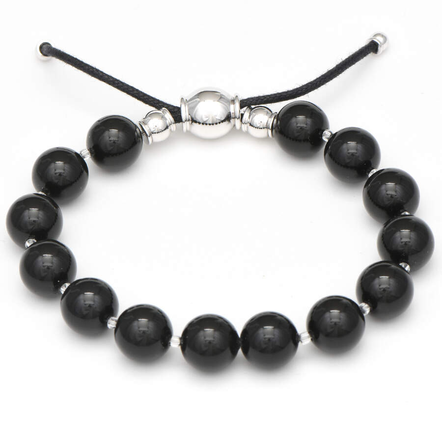 Chamilia Charm Bracelets Black Pearl Charm Bracelet - No Box by Swarovski-1