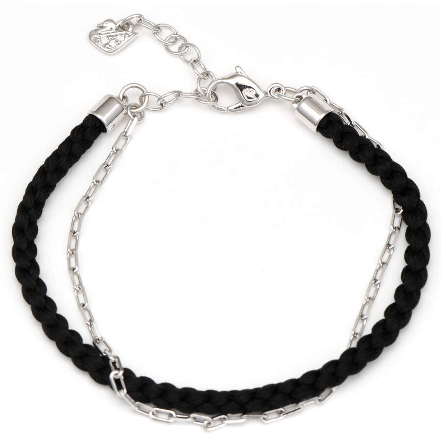Chamilia Charm Bracelets Black Cord Charm Bracelet - No Box by Swarovski-1