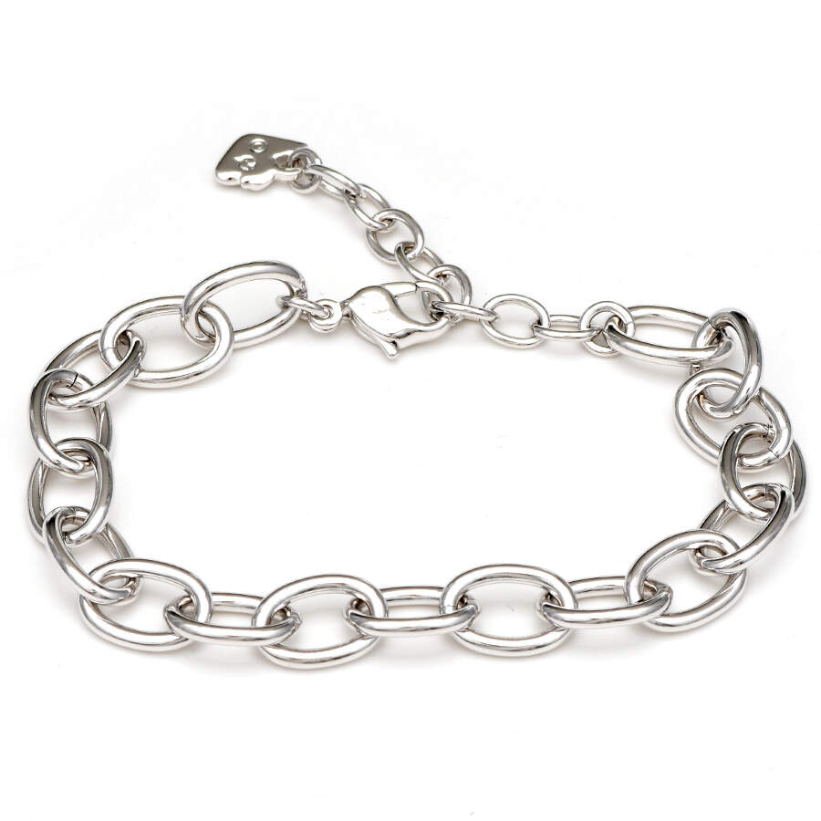 Chamilia Charm Bracelets Oval Link Charm Bracelet - Boxed by Swarovski-1
