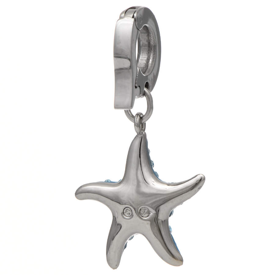 Charms Blue Sea Star Charm - No Box by Swarovski-2