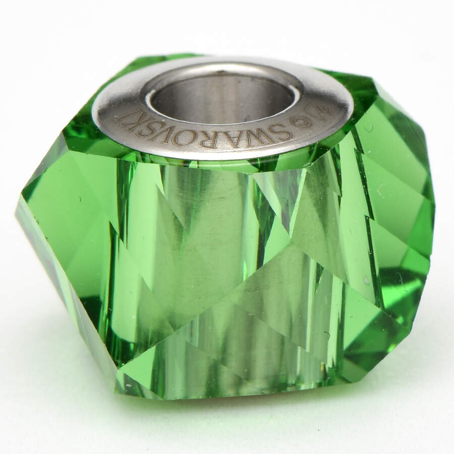 Becharmed Beads Helix Bead - Olivine - Boxed by Swarovski-1