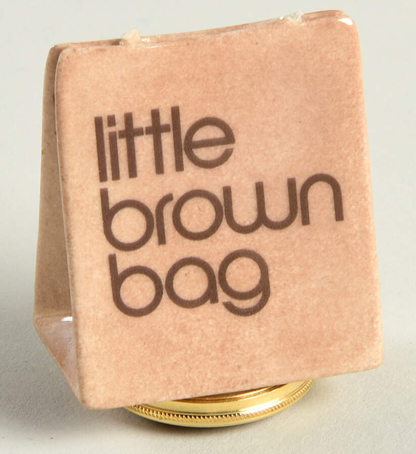 Chelsea Bonbonniers Box Little Brown Bag - No Box by Staffordshire Enamels-1