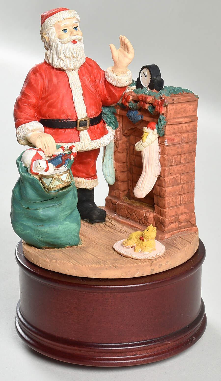 Christmas Music Box Santa With Toys - Boxed by Seymour Mann-1