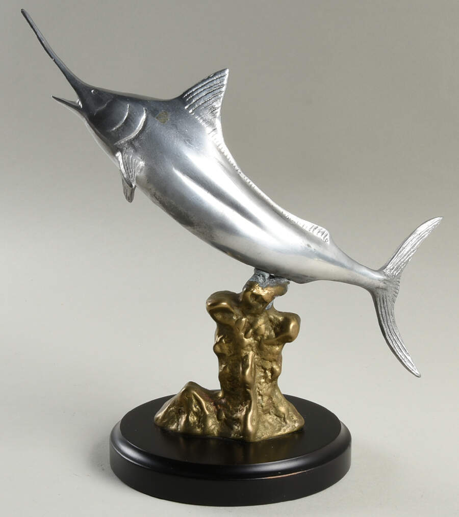 Marlin & Sailfish Figurine Hunting Marlin - No Box by San Pacific International-1