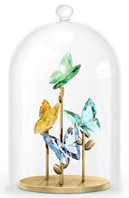 Jungle Beats Butterfly Bell Jar - Boxed by Swarovski-1