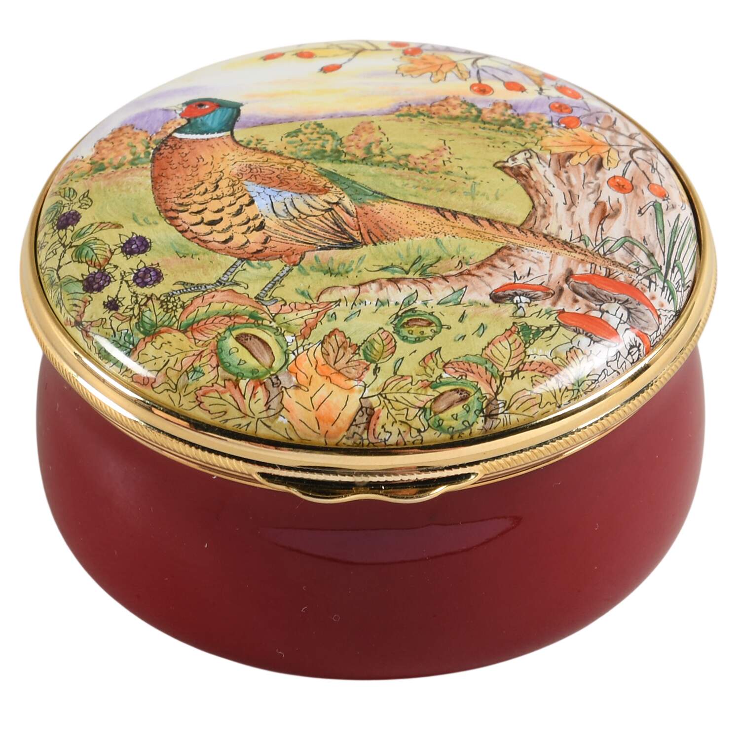 Marshall Enamels Boxes The Pheasant - No Box by Staffordshire Enamels-1