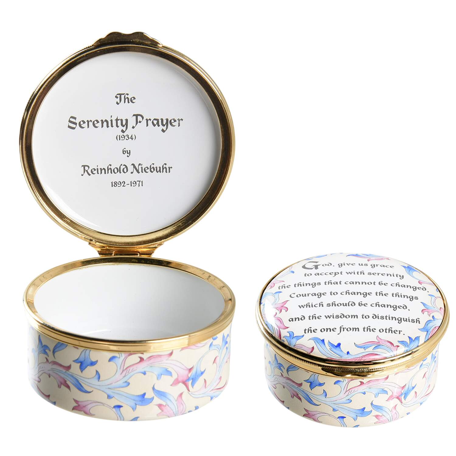 Marshall Enamels Boxes The Serenity Prayer - No Box by Staffordshire Enamels-1