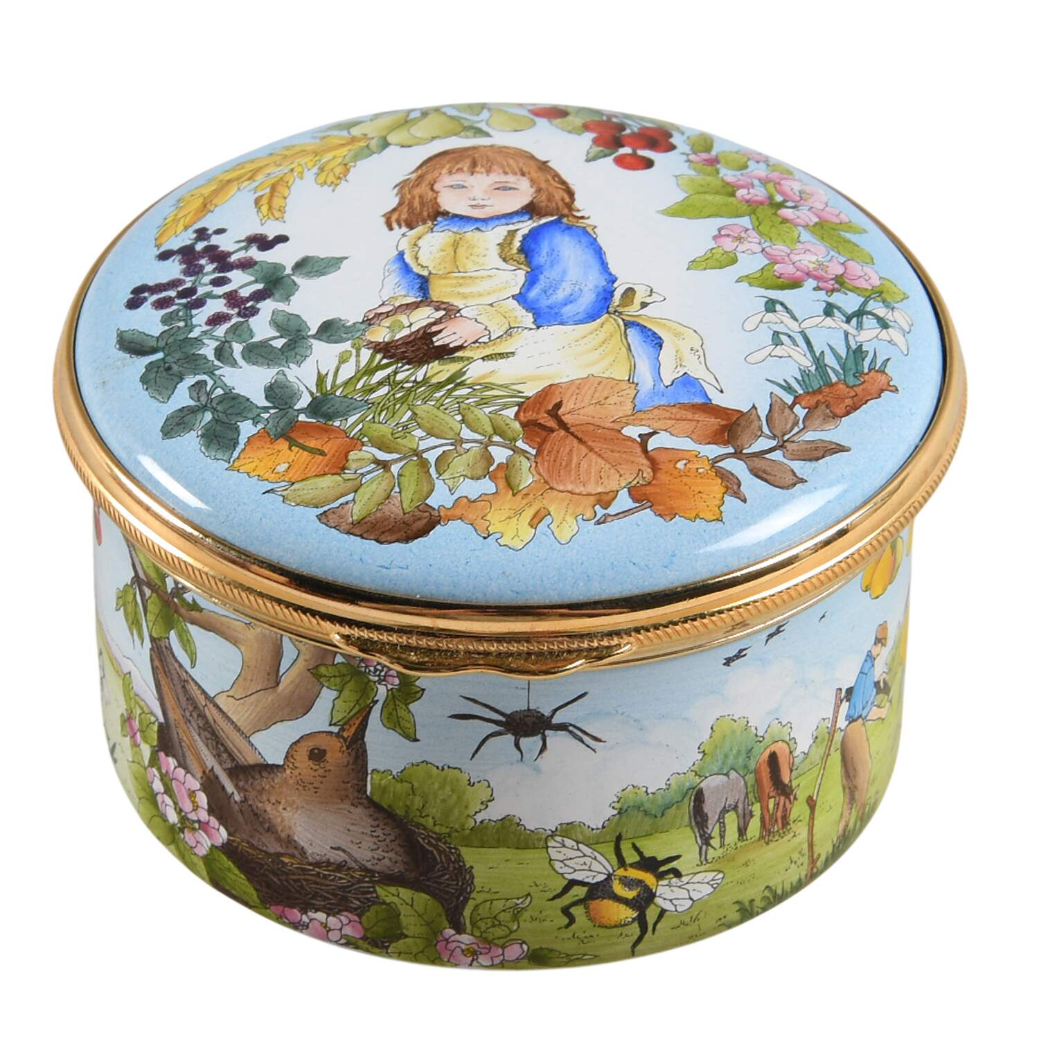 Marshall Enamels Boxes The Four Seasons - Boxed by Staffordshire Enamels-1