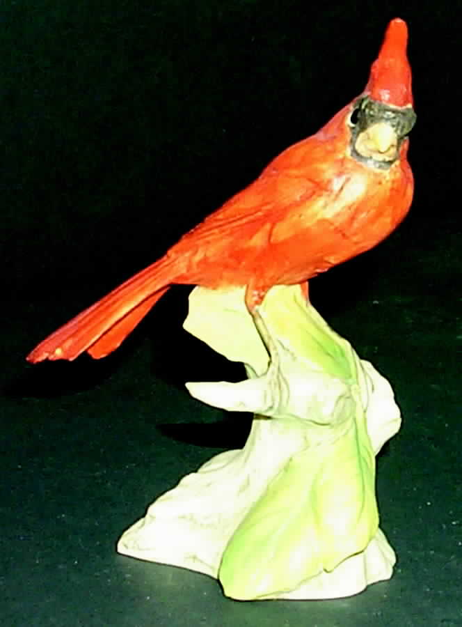 Tay Figurine Cardinal On Branch - No Box by Tay Porcelain-1