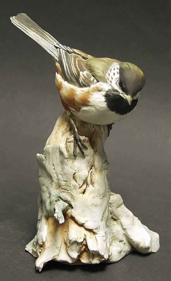 Tay Figurine Boreal Chickadee - No Box by Tay Porcelain-1