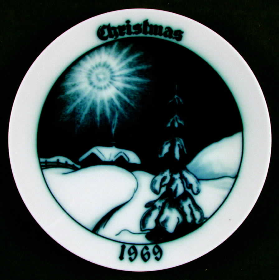 Christmas Plate Homestead - No Box by Tirschenreuth-1
