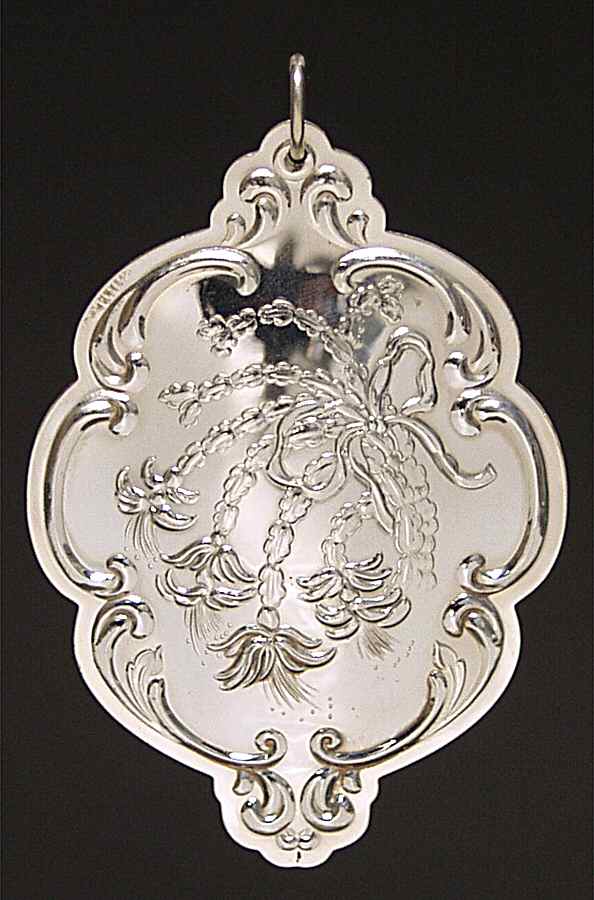 Flowers of Christmas Medallion Christmas Cactus - No Box by Towle Silver-1