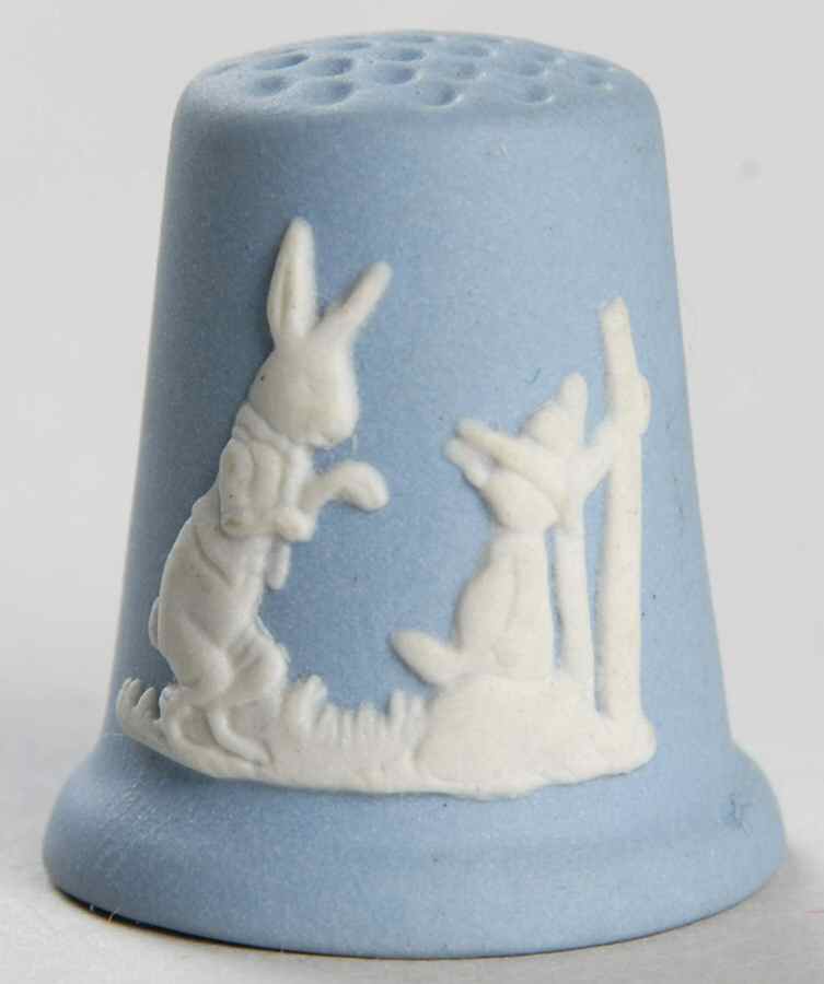 Wedgwood Fairy Tales Brer Rabbit And Tar Baby - No Box by Thimble Coll Club-1