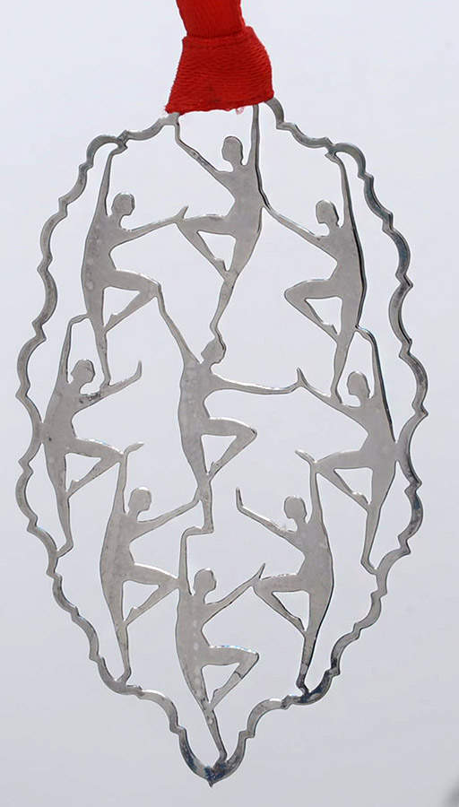 Twelve Days of Christmas-Pierced Nine Ladies Dancing - Boxed by Towle Silver-1